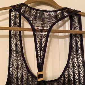 VS Black lace coverup for swim